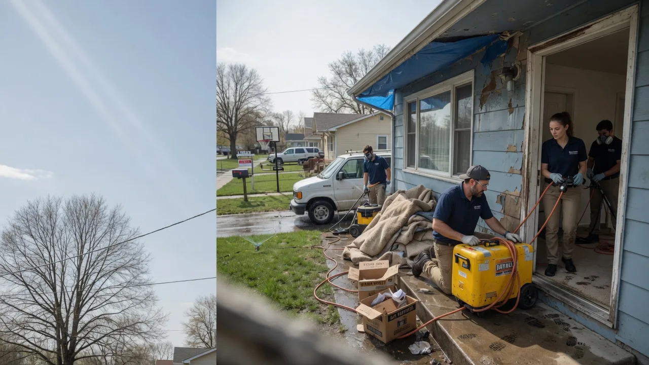 Basement Flood Cleanup in Pittsburg, TX near me